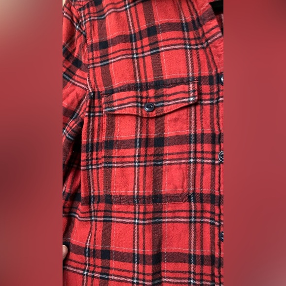 J. Crew Flannel Button Down Size 00 - Picture 4 of 8